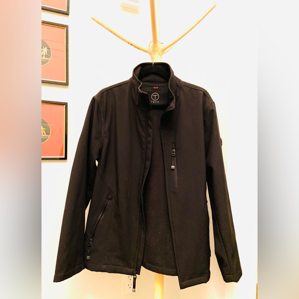 SALE-Tumi Tech sleek black jacket, M - Picture 2 of 15